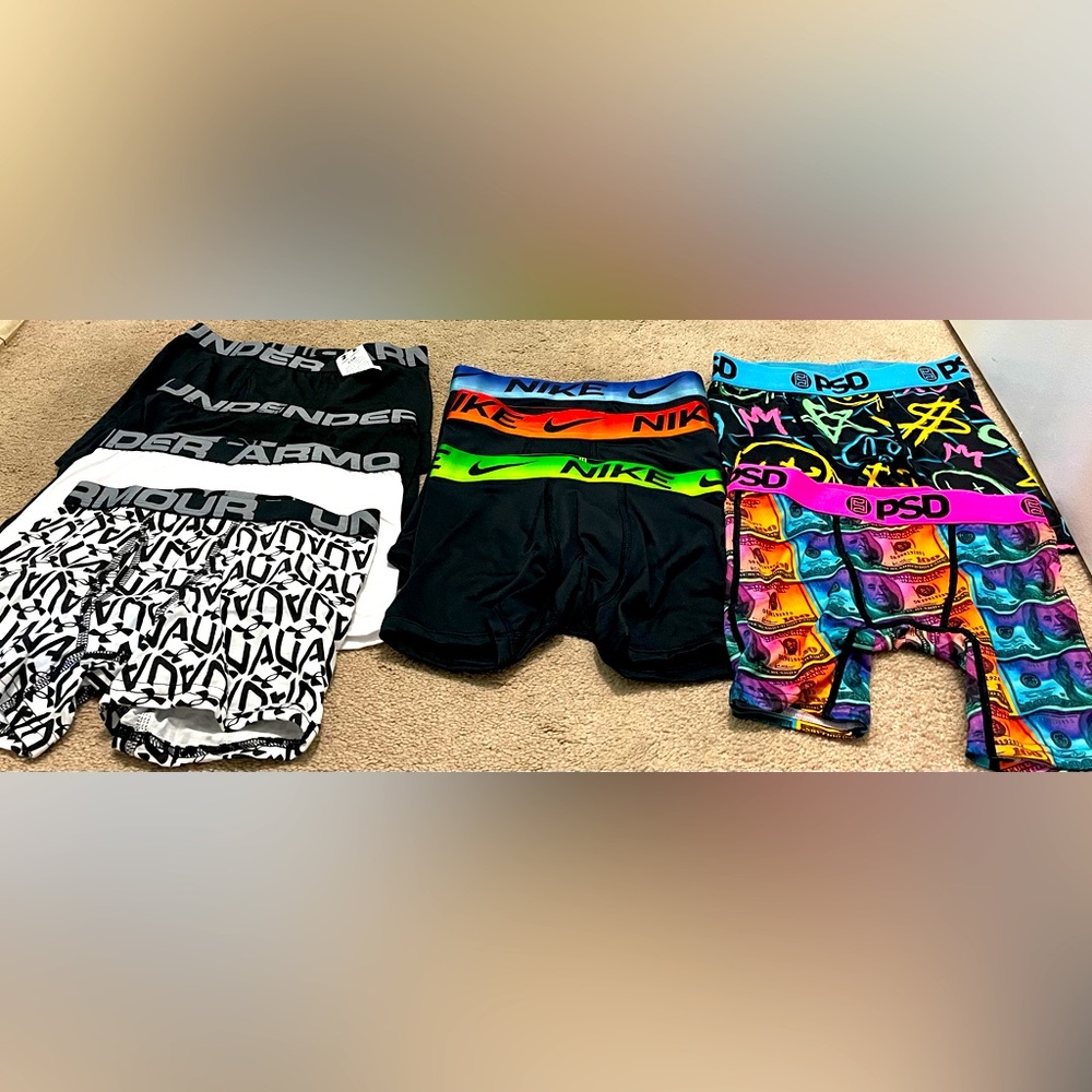 BRAND NEW - Never Worn…Bundle of 9 Briefs (youth small).